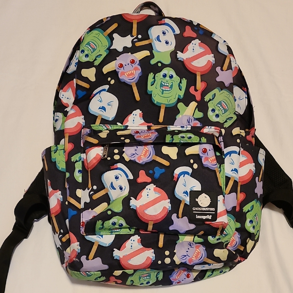 Loungefly Ghostbusters Ghost Candy Backpack Slimer Stay Puff Popcycle Fun